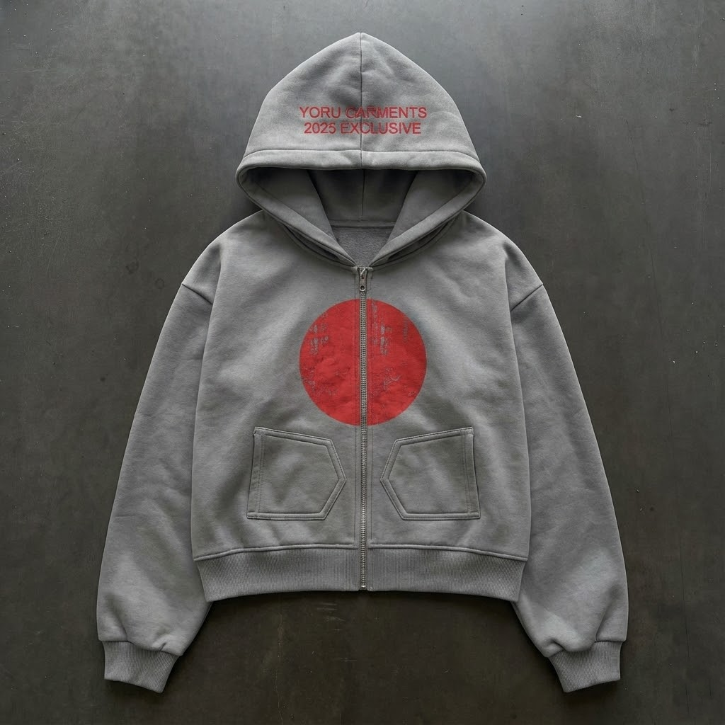 YORU "JAPAN FLAG SUN" HOODIE
