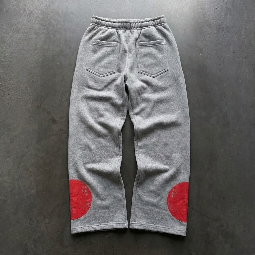 YORU "JAPAN FLAG SUN" SWEATPANTS